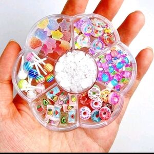 Candy Nail Charms 3D Decoration Set